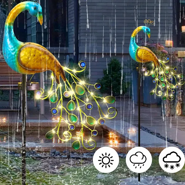 PAW KOLOROWY LAMPA SOLARNA LED